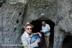 Viterbo – Castel D’Asso – La Banda del racconto in sopralluogo